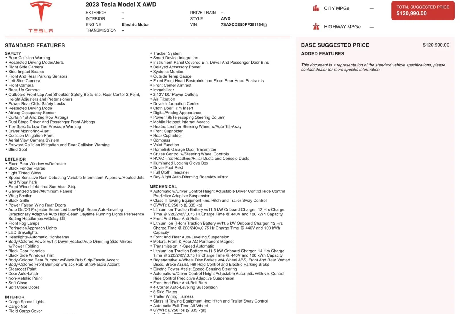 2023 Tesla Model X - Image 3