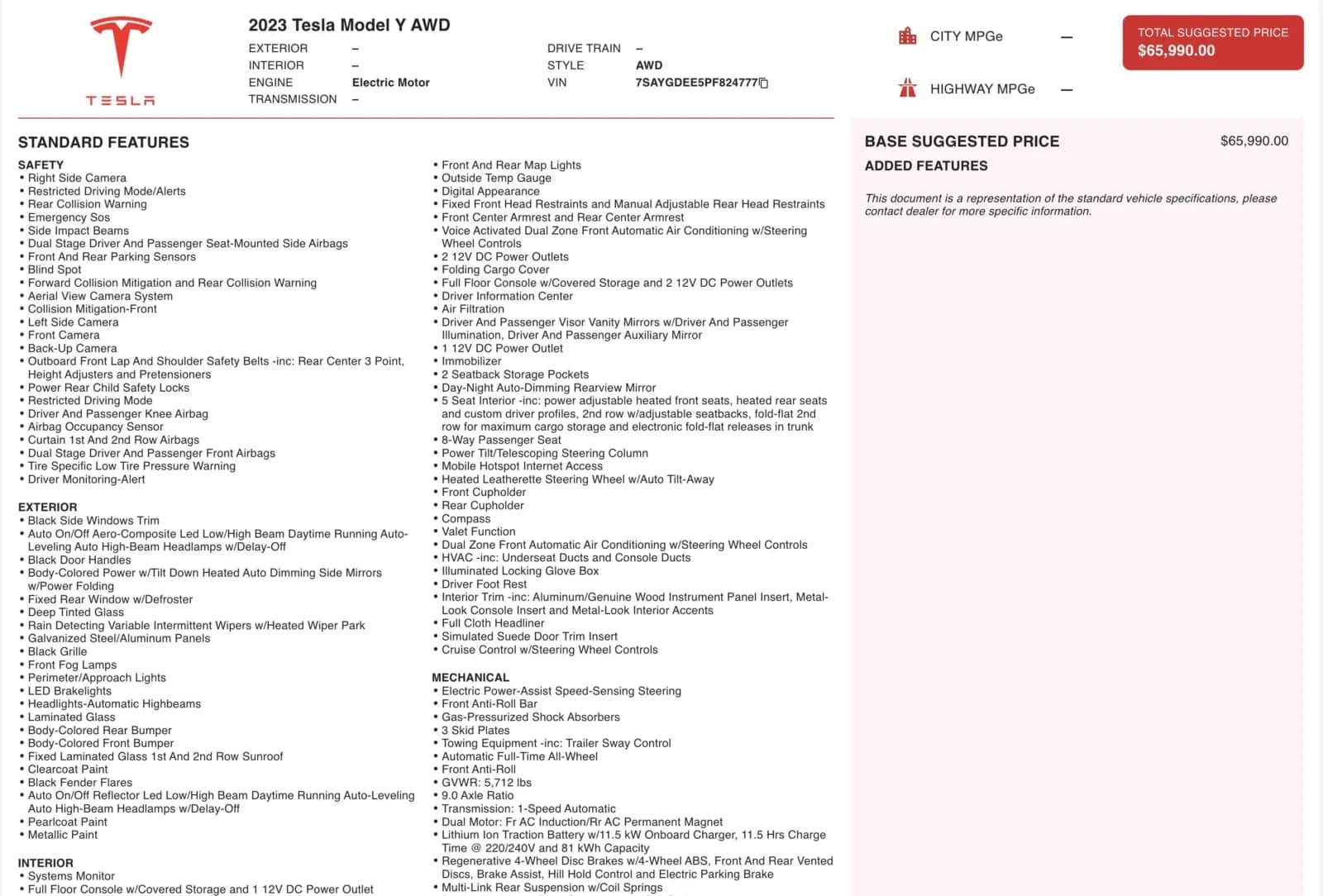 2023 Tesla Model Y - Image 2