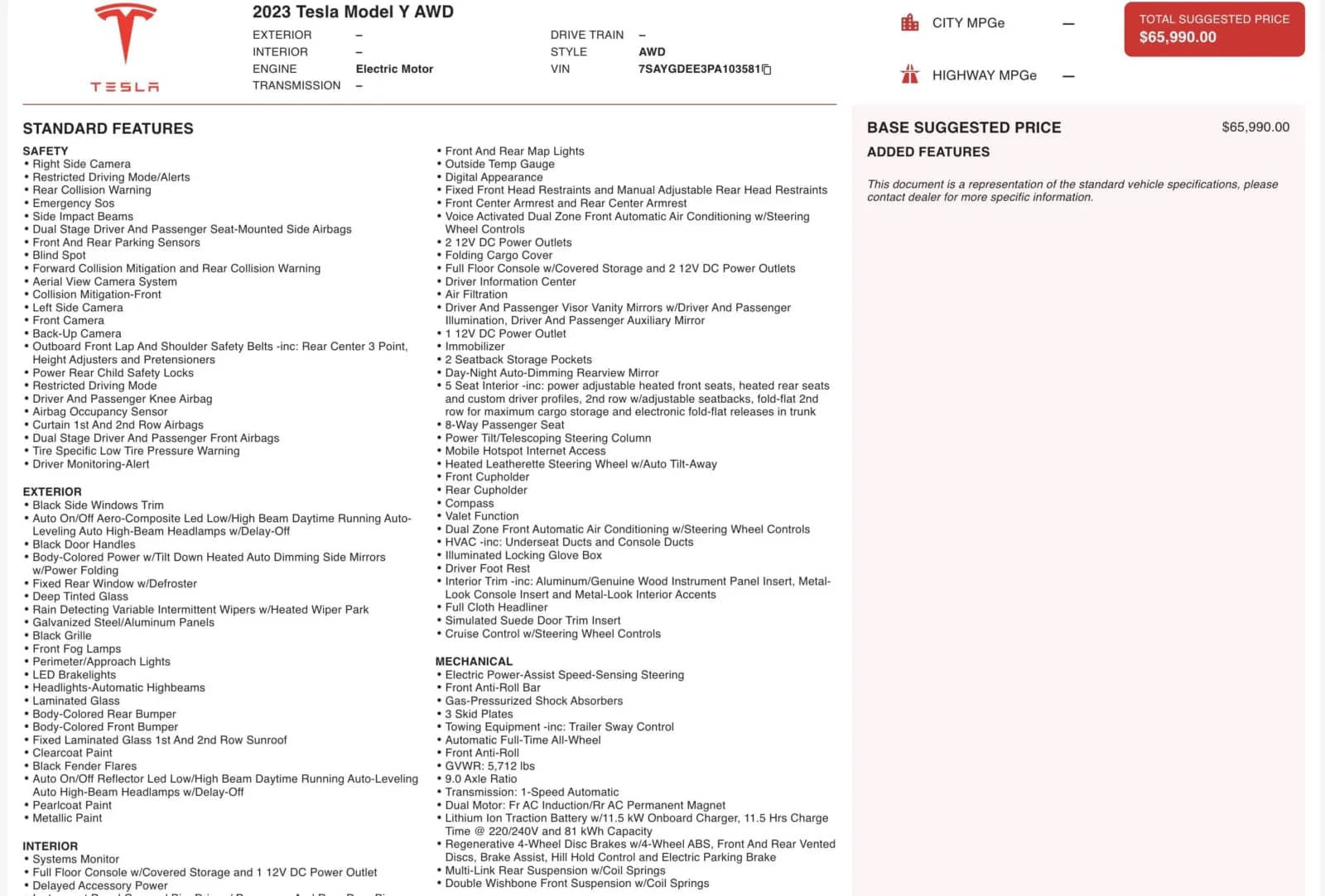 2023 Tesla Model Y - Image 2